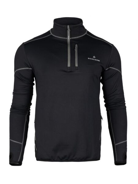 Czarna bluza przez głowę Bergson Swiftlayer