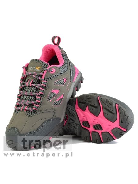 Szaro-różowe buty dla dziewczynek Regatta Holcombe