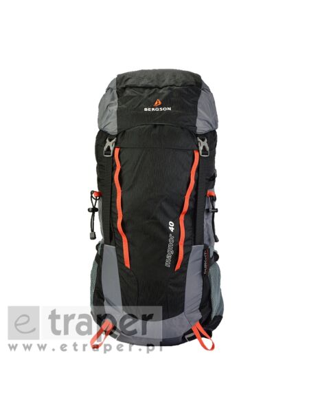 Czarny plecak trekkingowy Magnor Bergson
