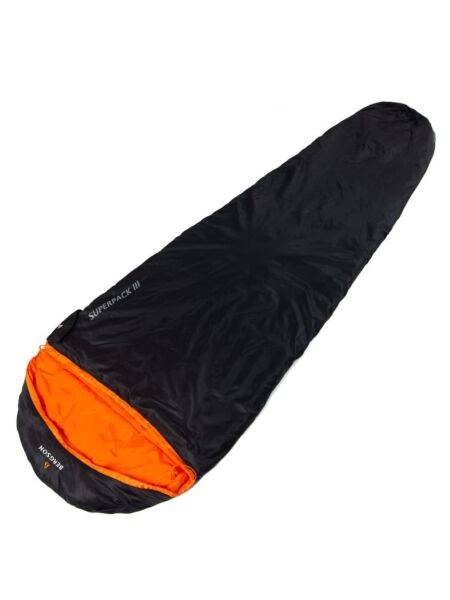 Czarny śpiwór mumia Bergson Superpack III