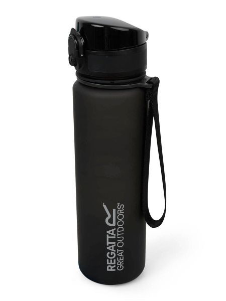 Czarna butelka turystyczna Bidon Regatta Tritan Flip 600ml