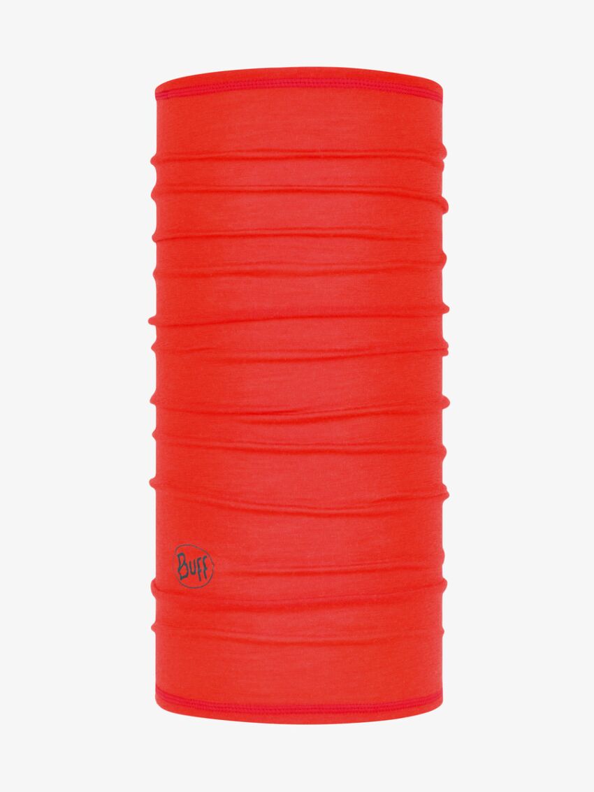 Buff Merino Chusta Komin Solid Fire