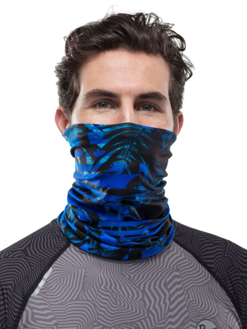 Chusta do biegania Buff Coolnet UV+ ITAP BLUE