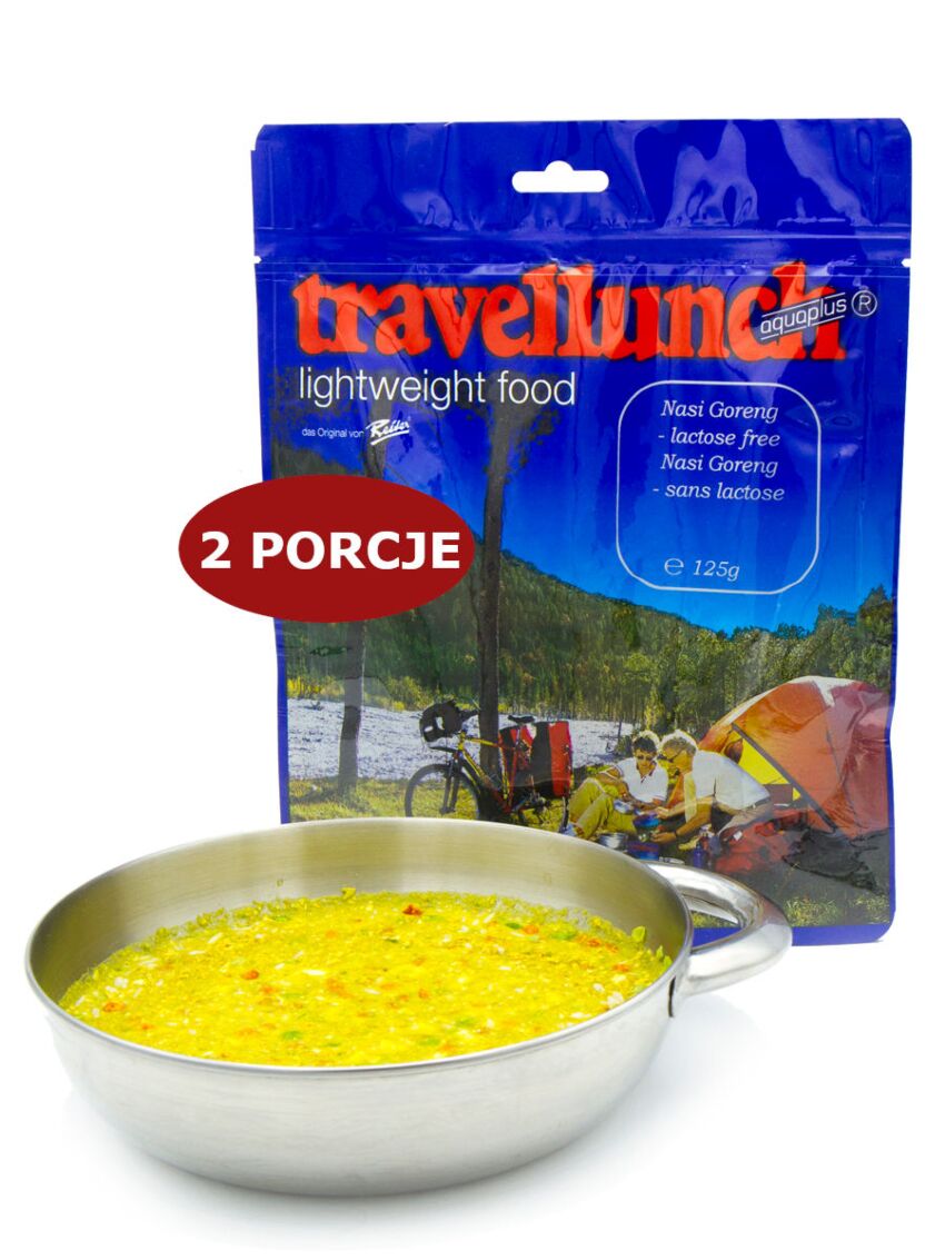 Nasi Goreng z kurczakiem i krewetkami Travellunch Liofilizat Bezlaktozowy