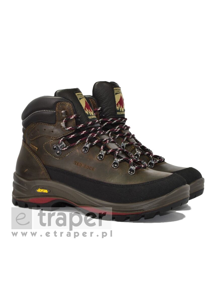 Skórzane trapery Red Rock 12801 Brąz
