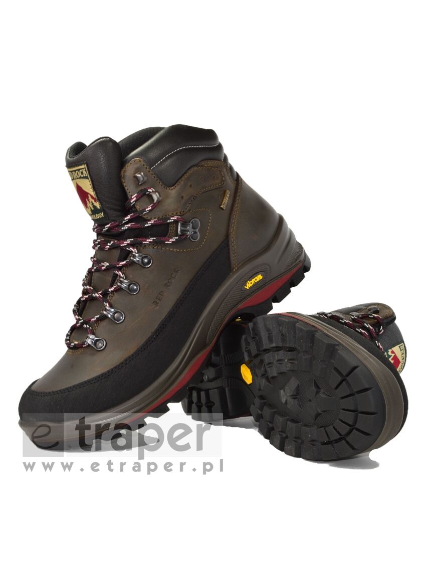 Skórzane trapery Red Rock 12801 Brąz