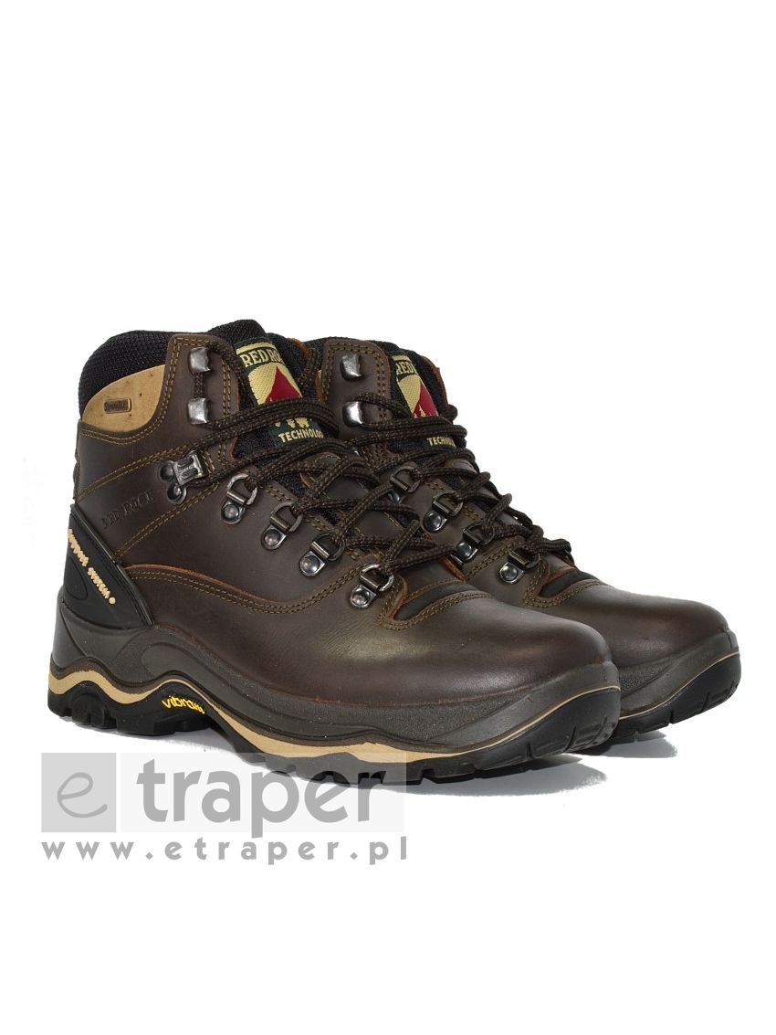 Wysokie trapery Red Rock 11205 Brązowe