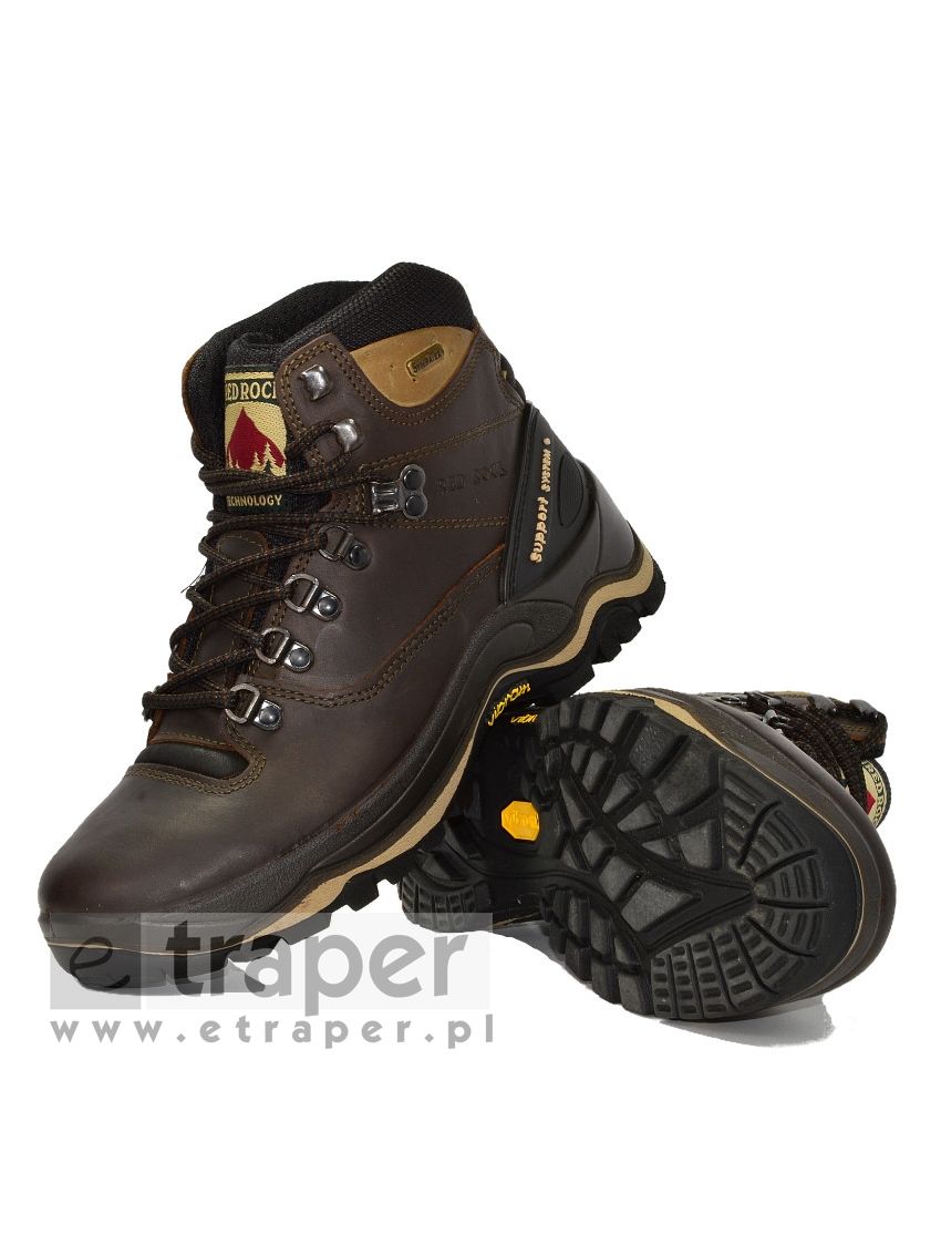 Wysokie trapery Red Rock 11205 Brązowe