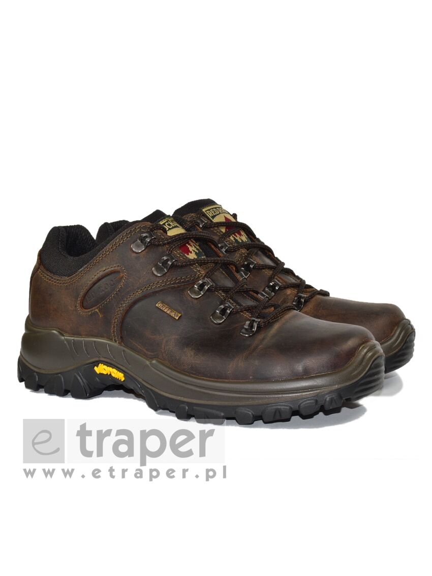 Niskie buty skórzane Red Rock 10309 Brązowe