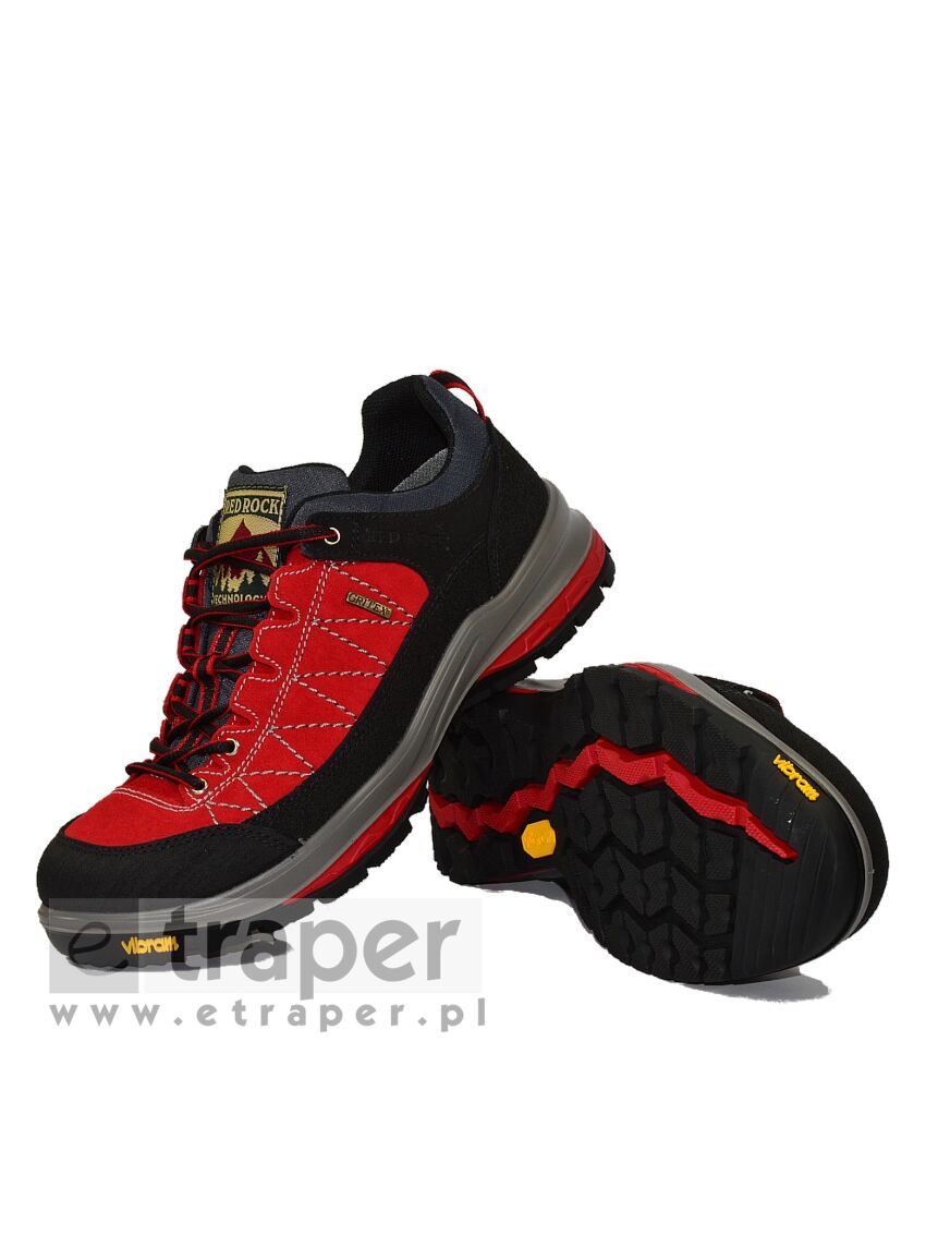 Niskie buty trekkingowe Red Rock 12501 Czerwone