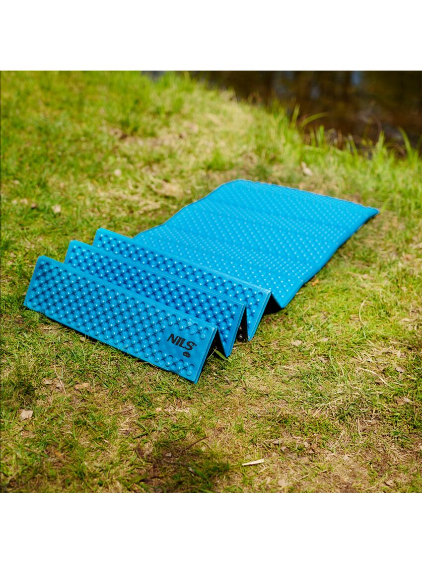 Niebieska karimata składana 188cm NILS CAMP NC1768