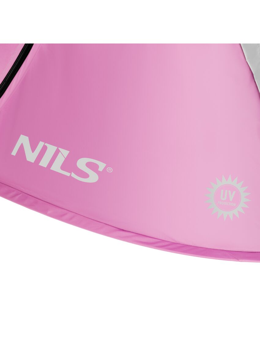Różowy namiot typu Pop-Up NILS NC3043 