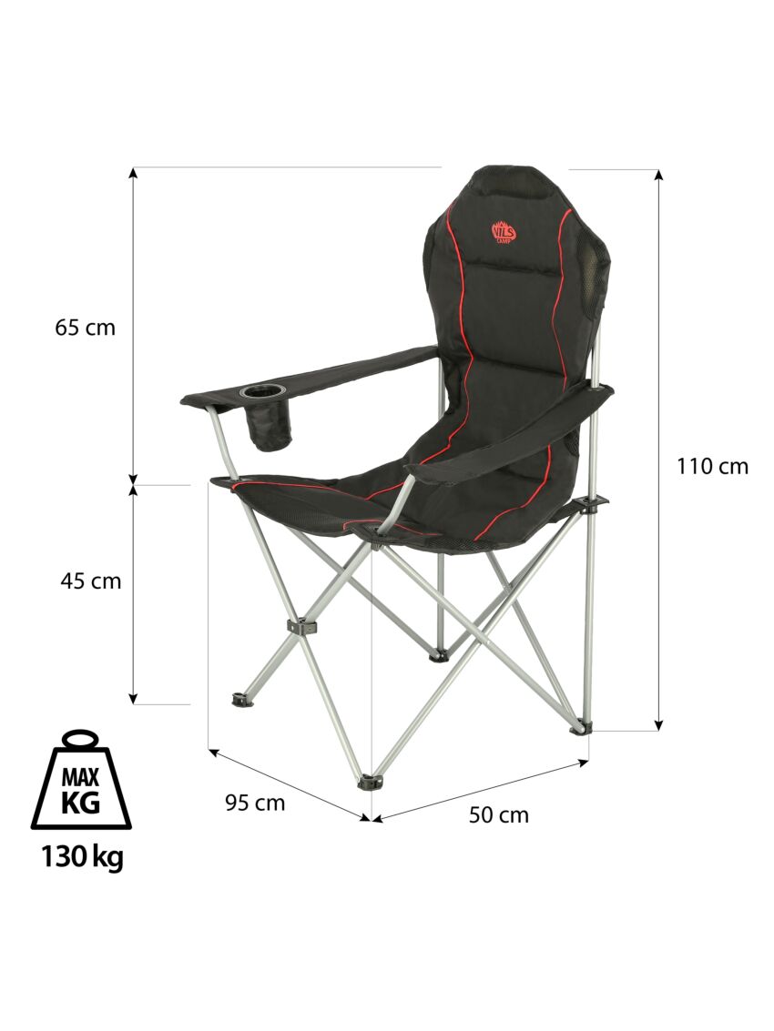 Krzesło składane turystyczne Nils Camp NC3080
