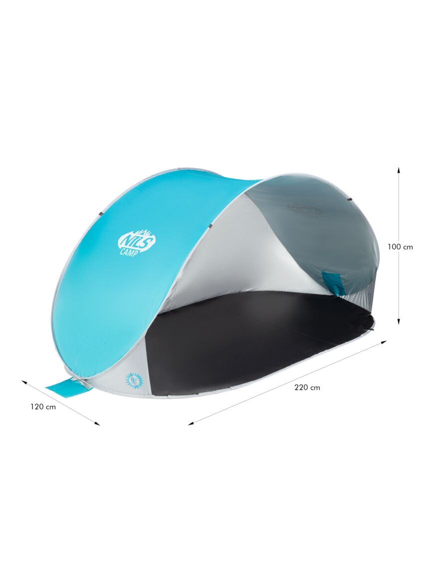 Namiot plażowy/ogrodowy Pop-Up Nils Camp NC3174 Turkus