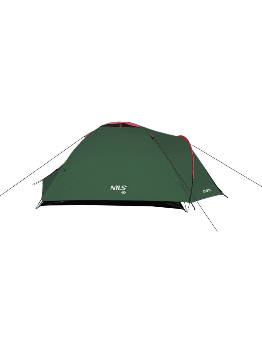 NC6013 ZIELONO-CZERWONY NAMIOT KEMPINGOWY ROCKER NILS CAMP