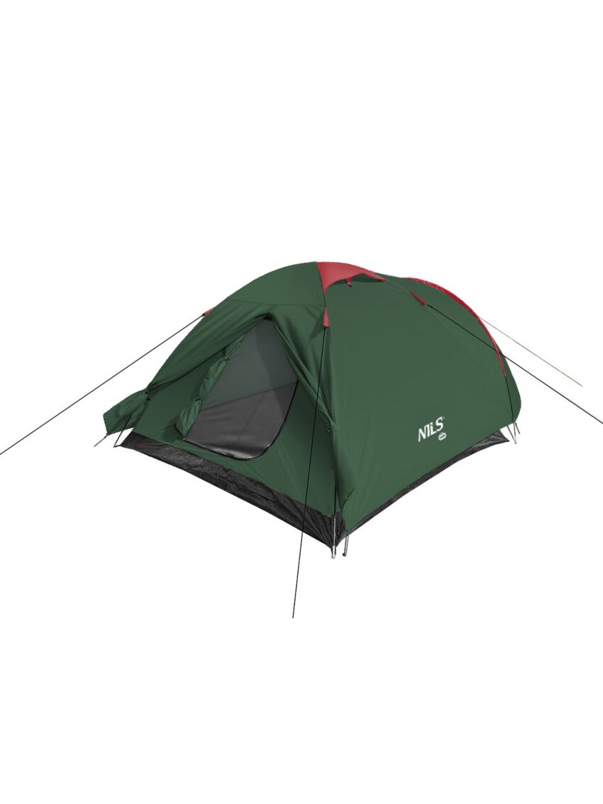 NC6013 ZIELONO-CZERWONY NAMIOT KEMPINGOWY ROCKER NILS CAMP