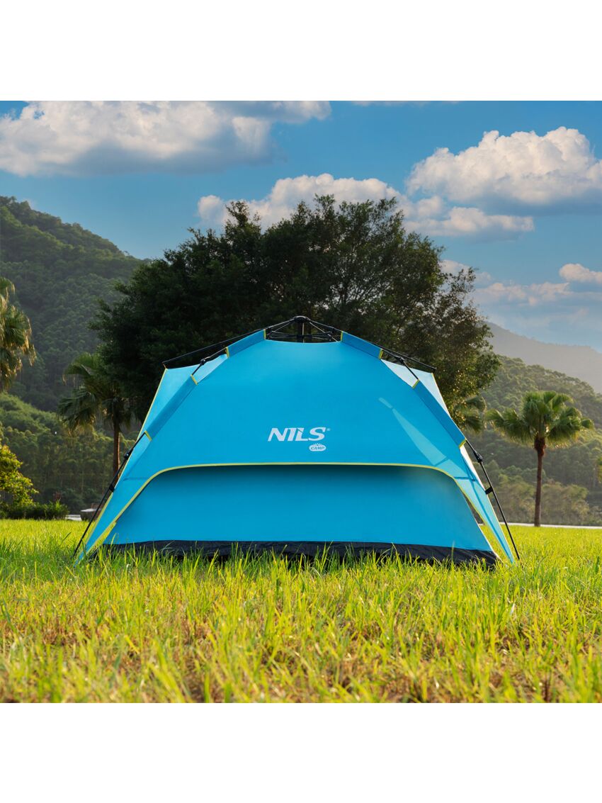 Niebieski namiot igloo Nils Camp Shadow NC7819 