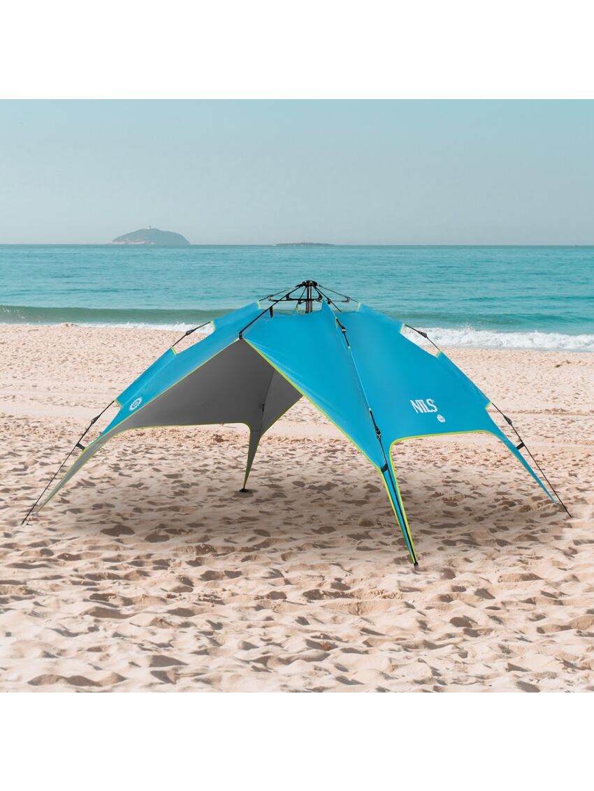Niebieski namiot igloo Nils Camp Shadow NC7819 