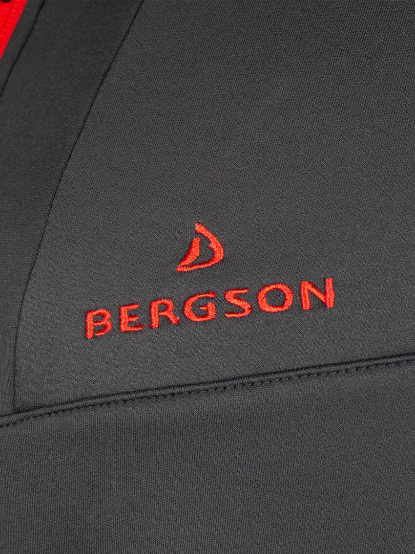 Bluza streczowa Bergson Act Men z kapturem