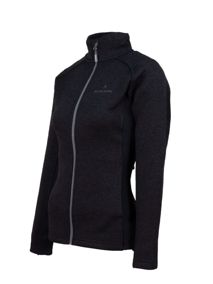 Turystyczna bluza damska Bergson Hamra Black
