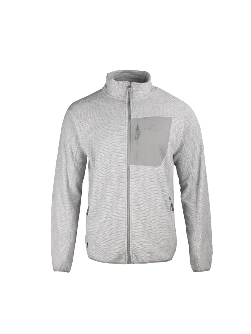 Popielata bluza męska Bergson Everwarm