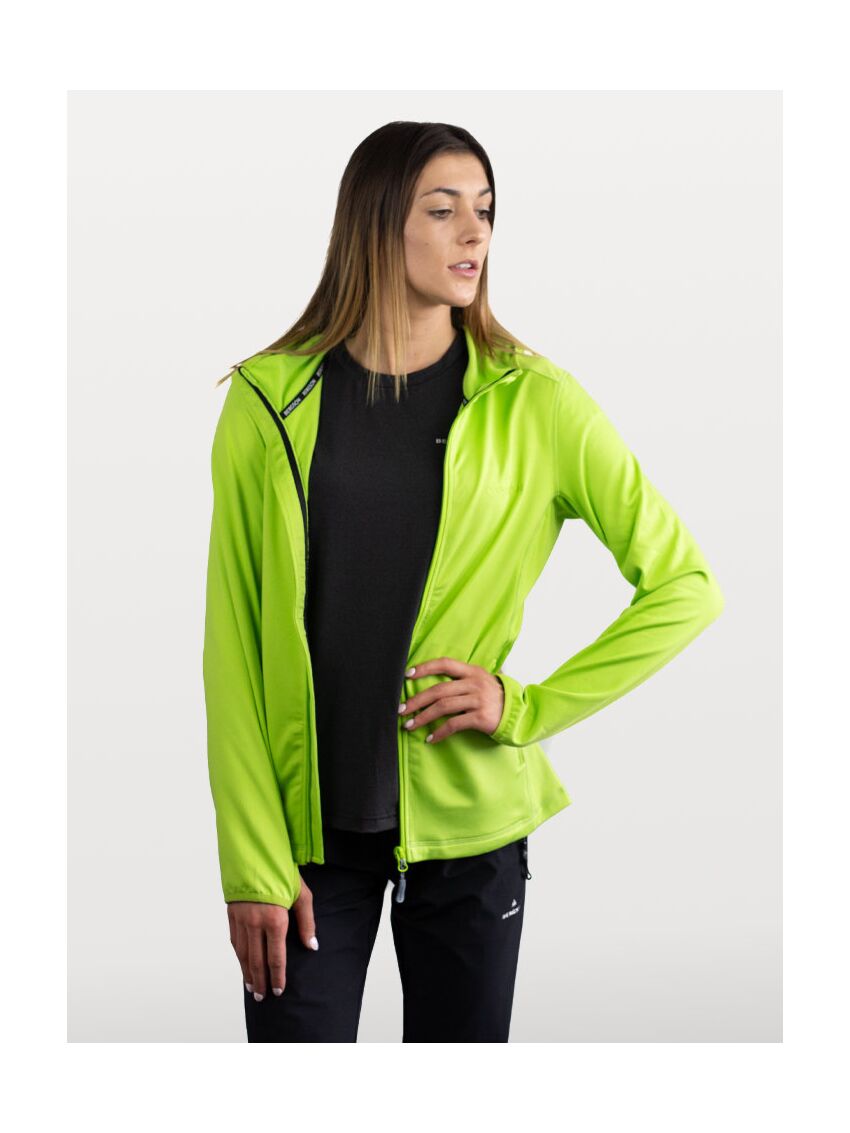 Zielona bluza sportowa Bergson Switch Bi-Stretch