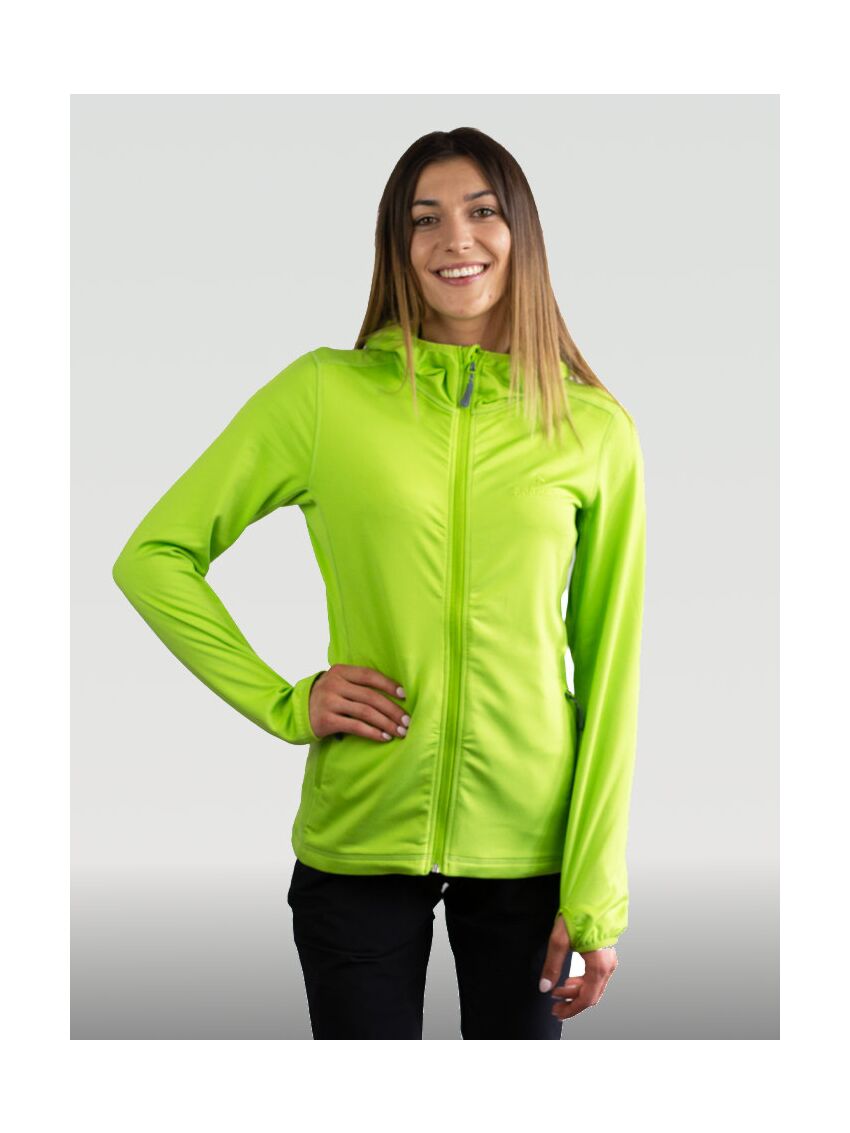 Zielona bluza sportowa Bergson Switch Bi-Stretch