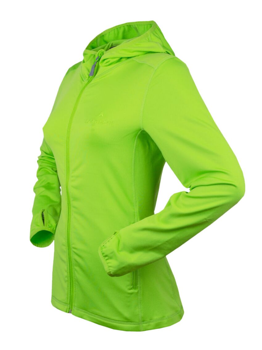 Zielona bluza sportowa Bergson Switch Bi-Stretch