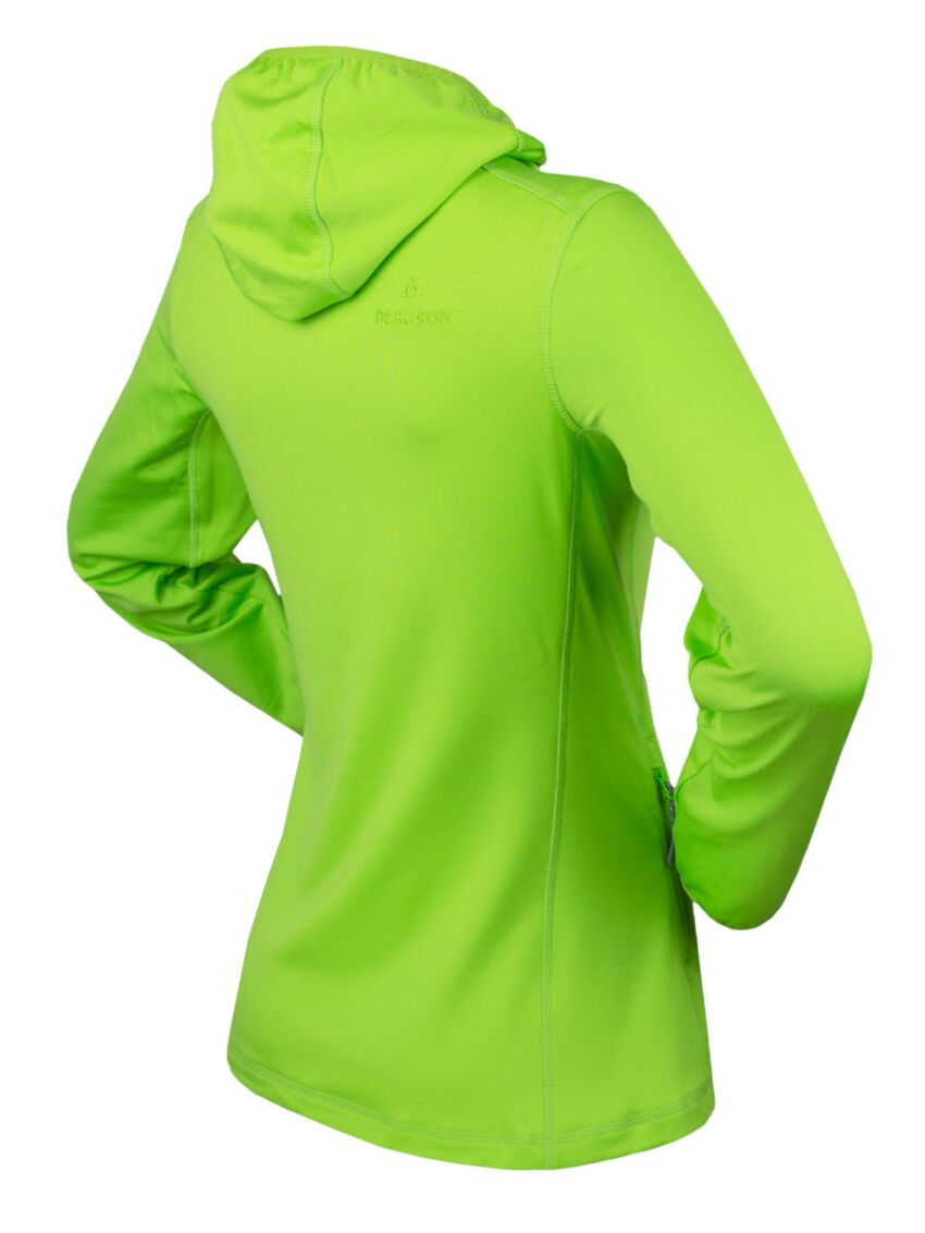 Zielona bluza sportowa Bergson Switch Bi-Stretch