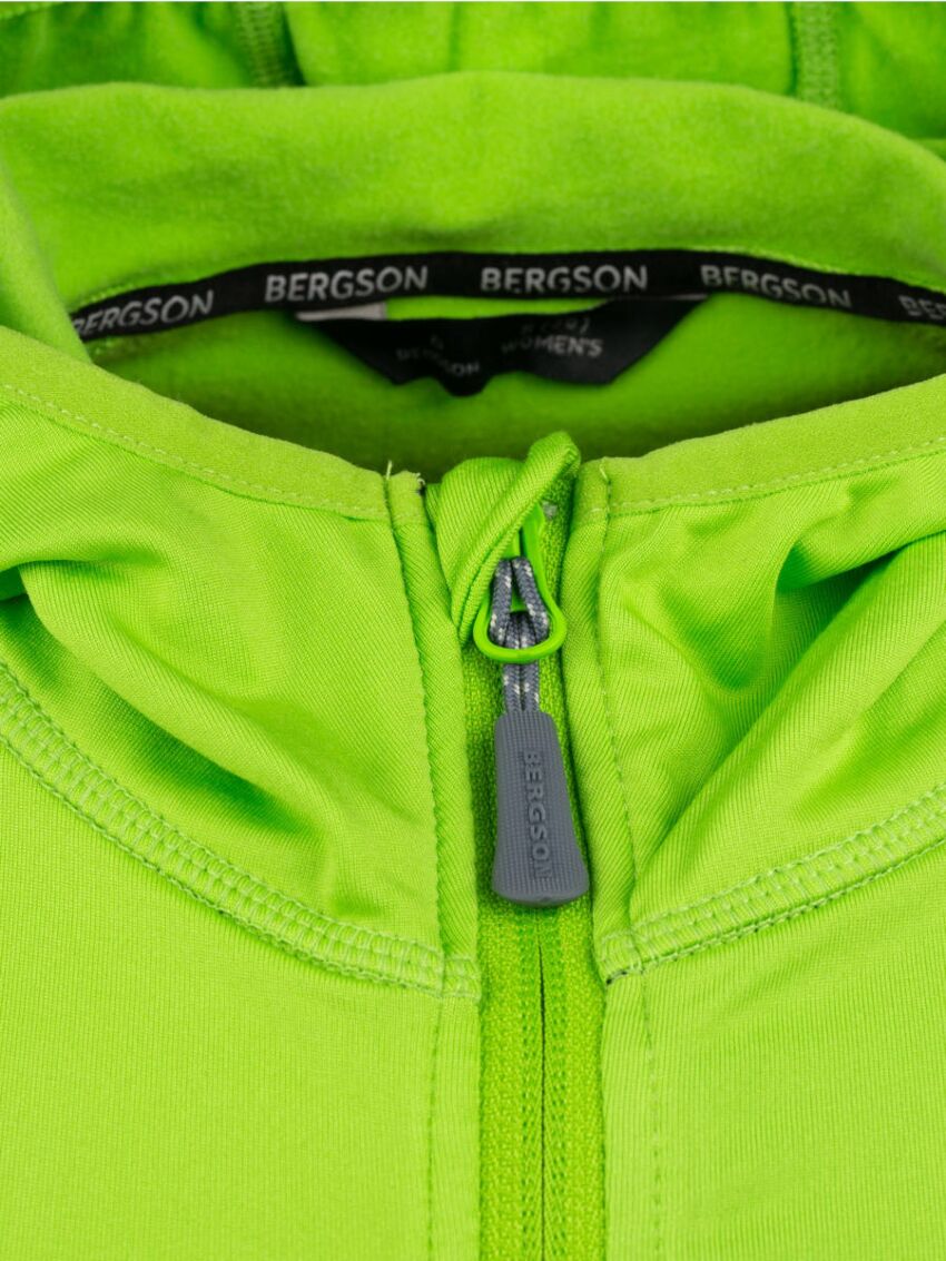 Zielona bluza sportowa Bergson Switch Bi-Stretch
