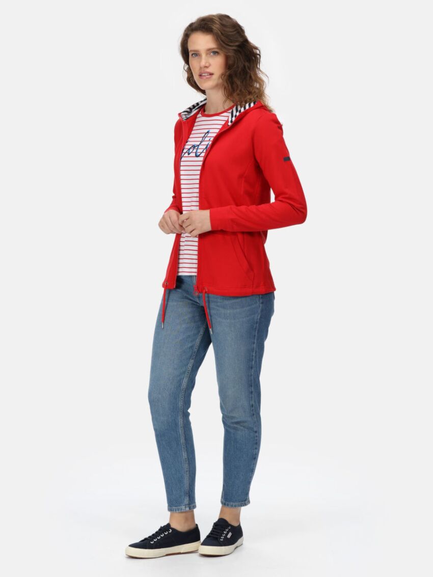 Czerwona bluza z kapturem Regatta Bayarma