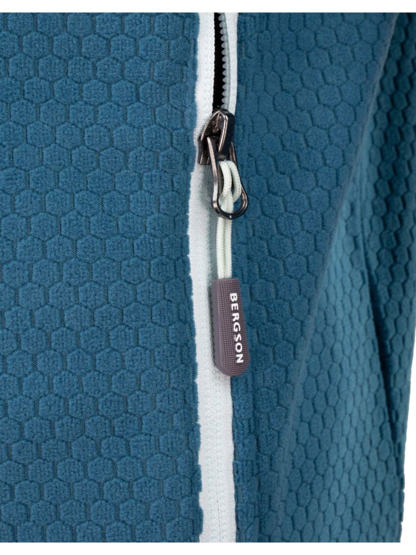 Ciepła bluza Bergson Urho Warmpile Blue