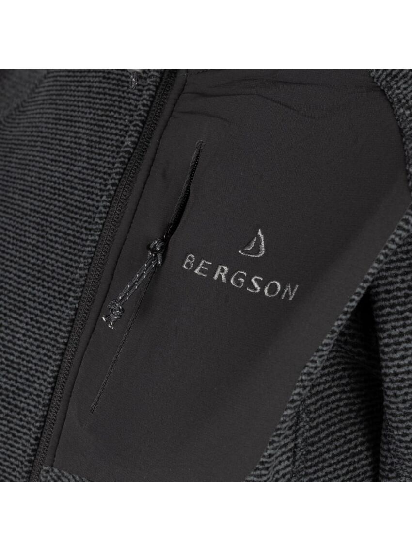 Ciemna bluza turystyczna Bergson Everwarm
