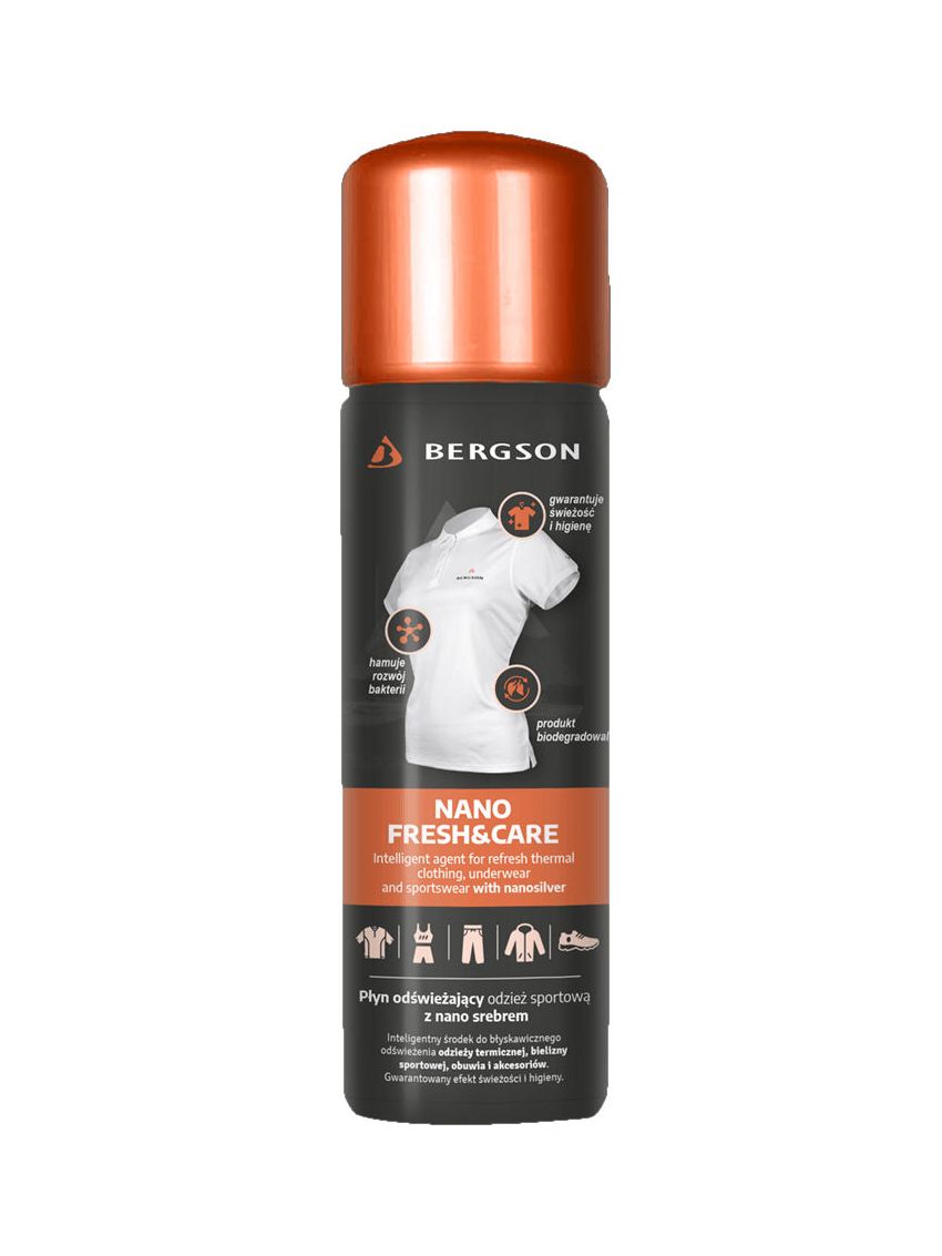 Odświeżający płyn do odzieży sportowej Bergson Nano Fresh&Care