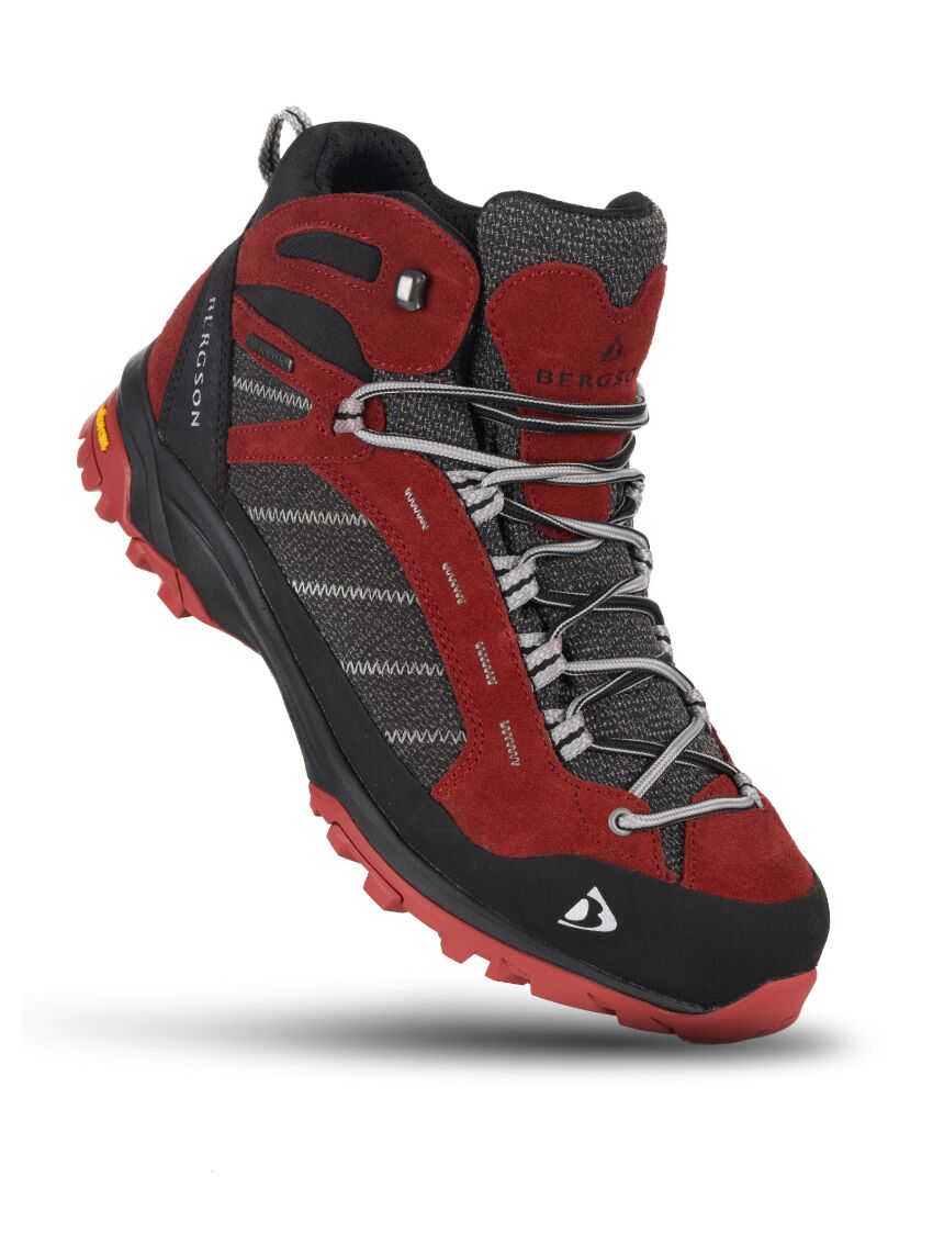 Czerwone buty trekkingowe Bergson Kadam MID