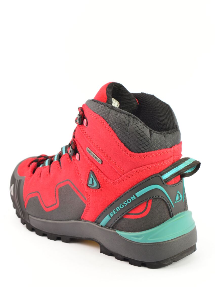 Buty skórzane trekkingowe Bergson Nyika Red