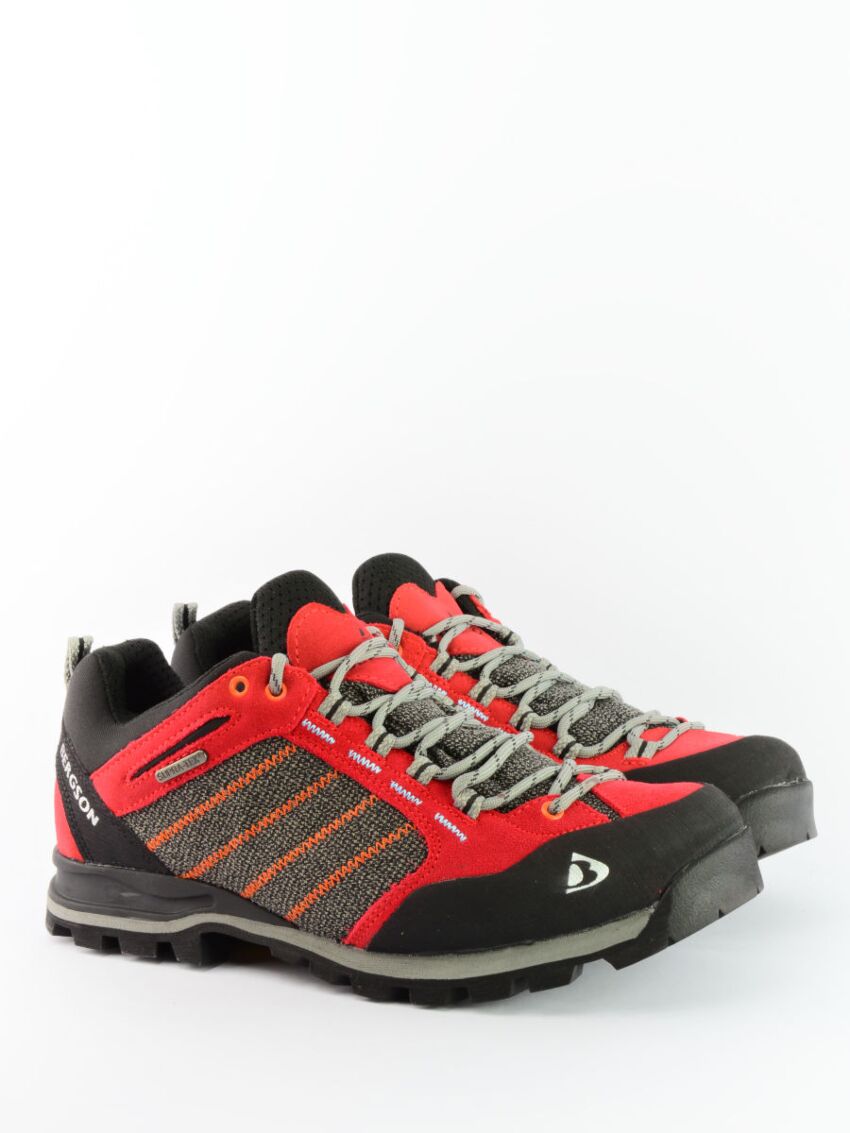 Czerwone trekkingi niskie Bergson Kadam STX