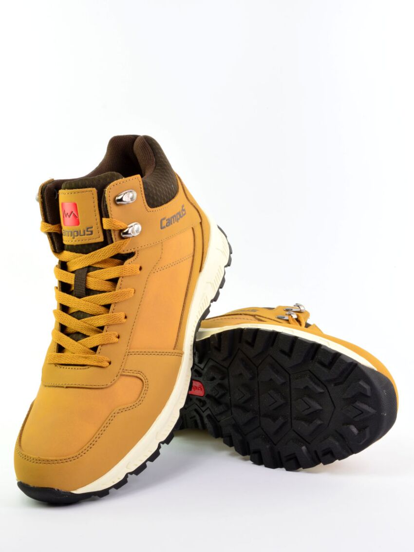 Wysokie buty miejskie Campus Norden ze skóry