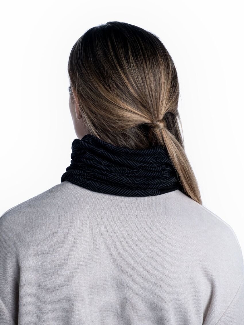 Chusta wielofunkcyjna unisex Buff Merynos Tolui Black