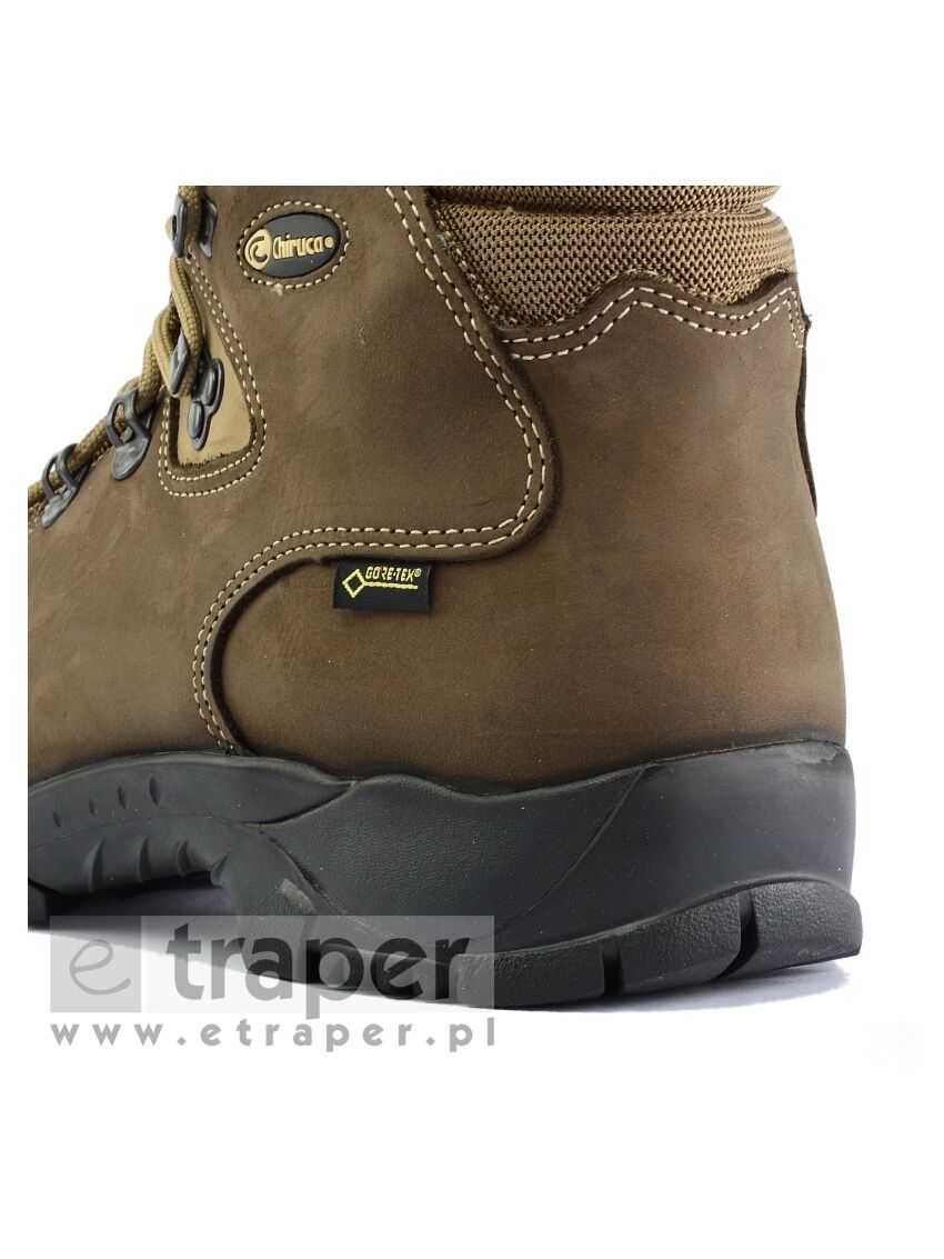 Skórzane buty górskie Chiruca Dynamic Gore-Tex Brązowe