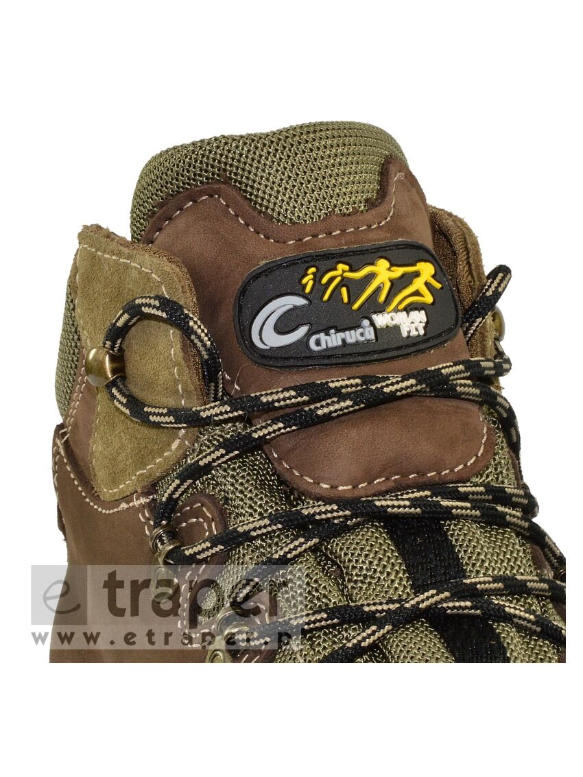 Damskie buty z nubuku Chiruca Monique Vibram Brąz
