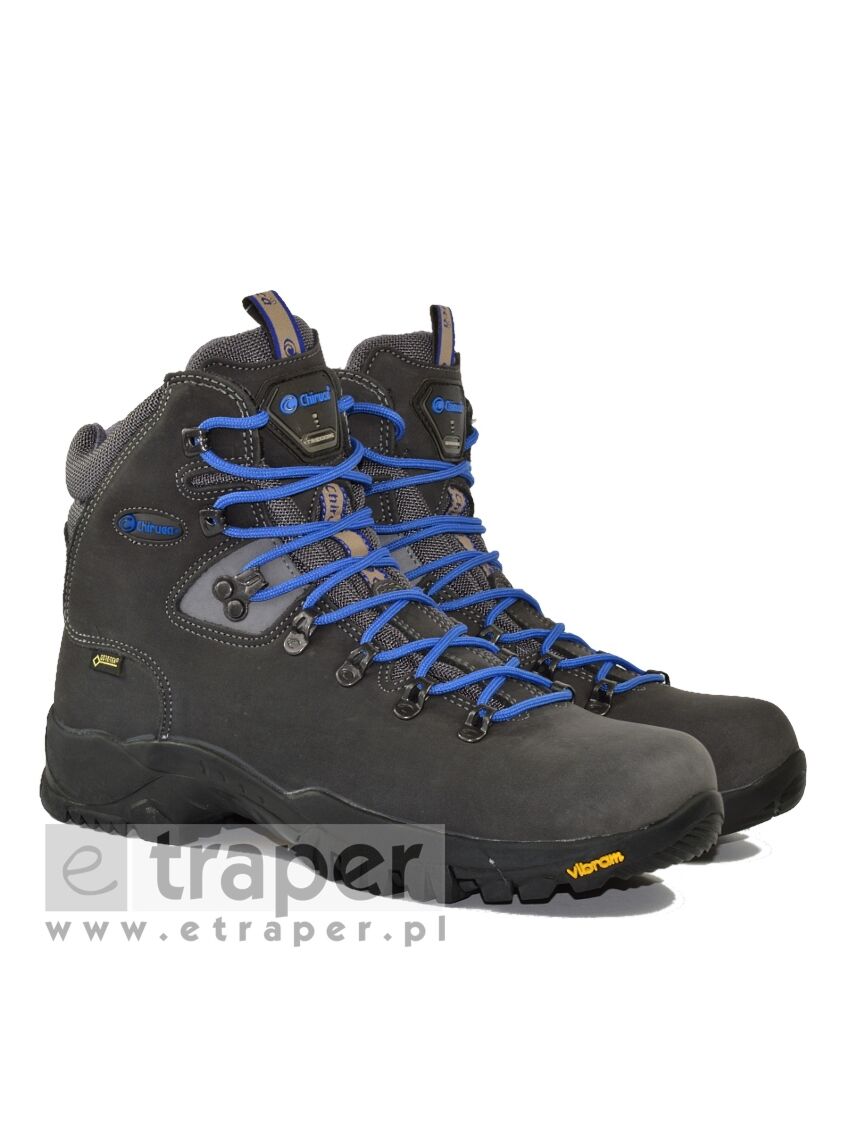 Skórzane buty górskie Chiruca Dynamic Niebieskie Gore-Tex