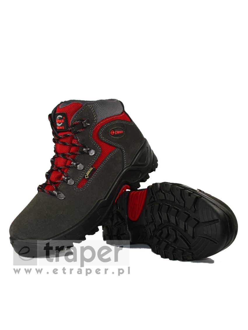 Skórzane trapery wodoodporne Chiruca Massana Gore-Tex Szare