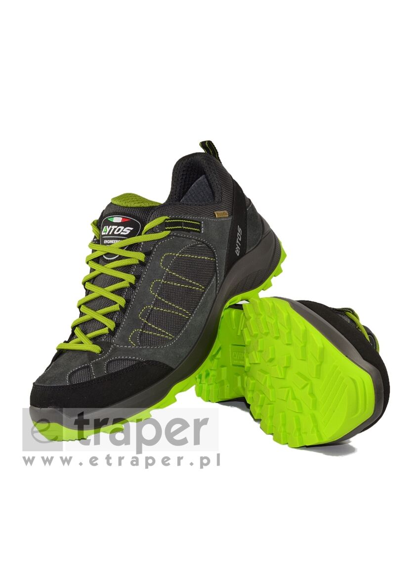 Wodoodporne buty zamszowe Lytos Cosmic Jab Wave Szare