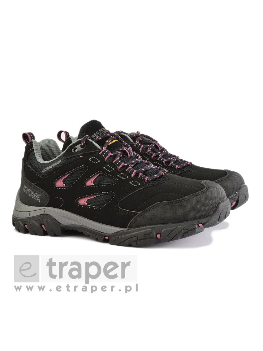 Czarne buty damskie Regatta Holcombe IEP Niskie