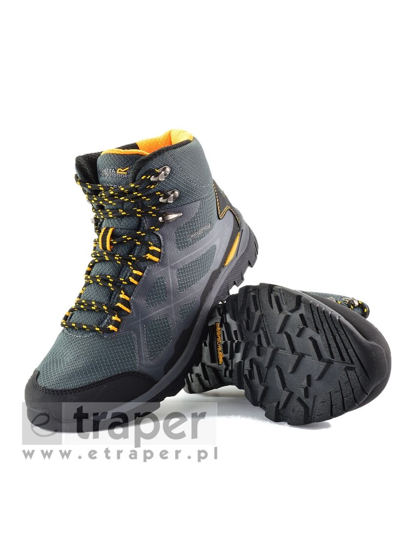 Buty trekkingowe Regatta Kota Mid Szare/Żółte