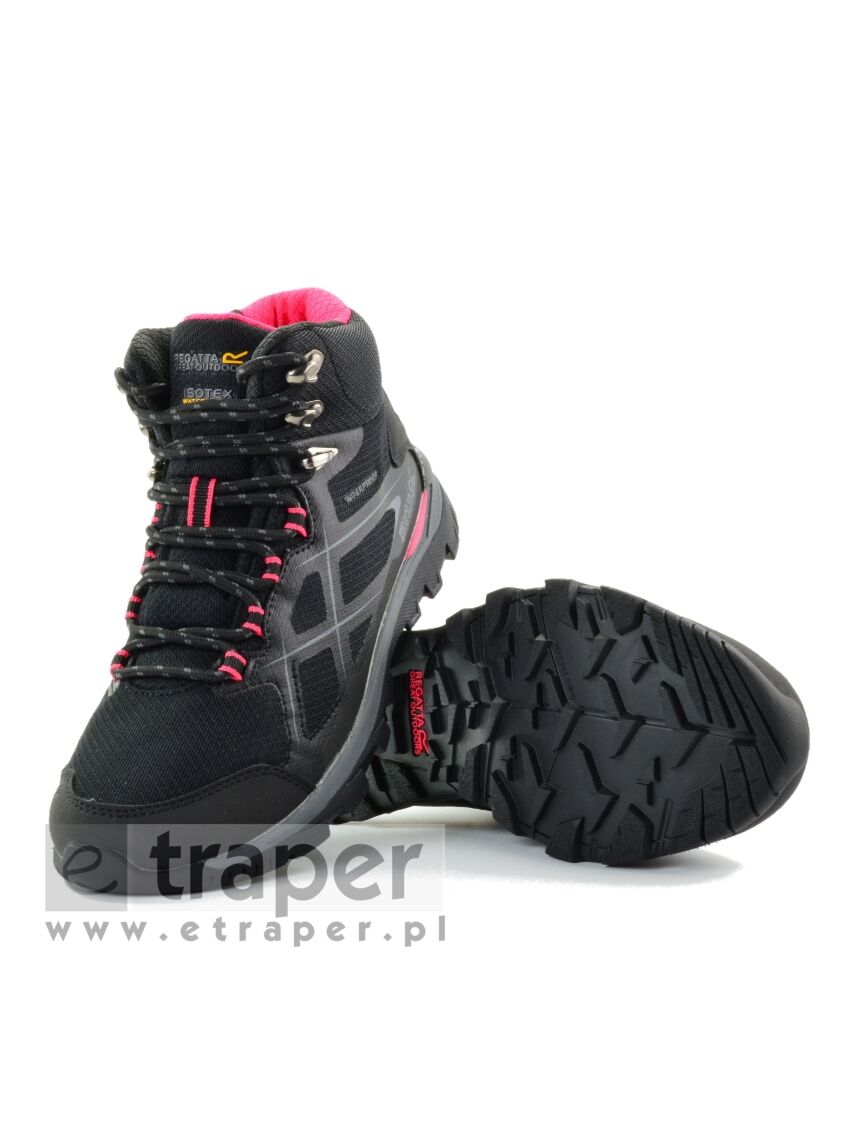 Damskie buty trekkingowe Regatta Kota Mid Czarne