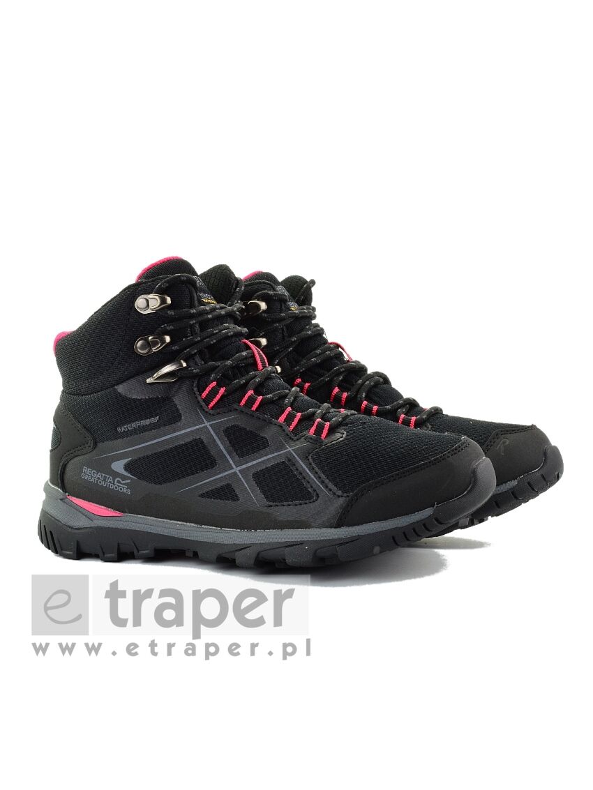 Damskie buty trekkingowe Regatta Kota Mid Czarne
