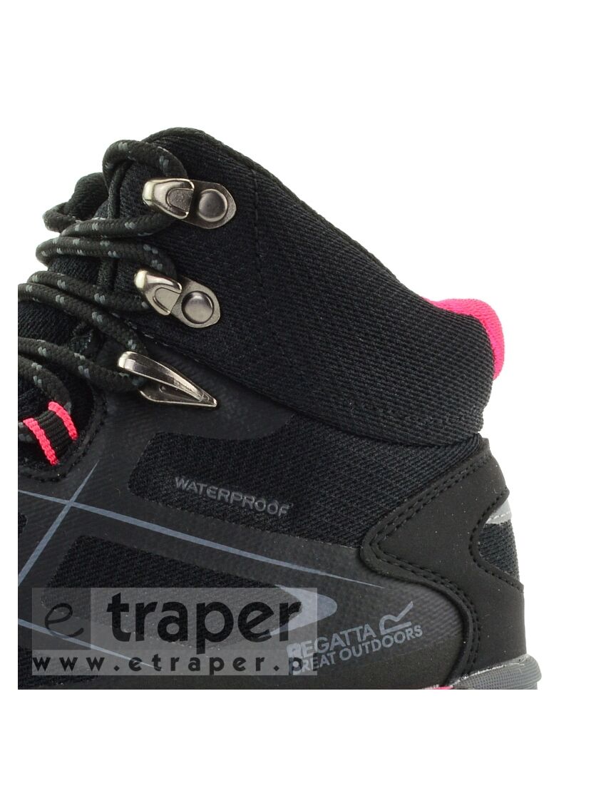 Damskie buty trekkingowe Regatta Kota Mid Czarne