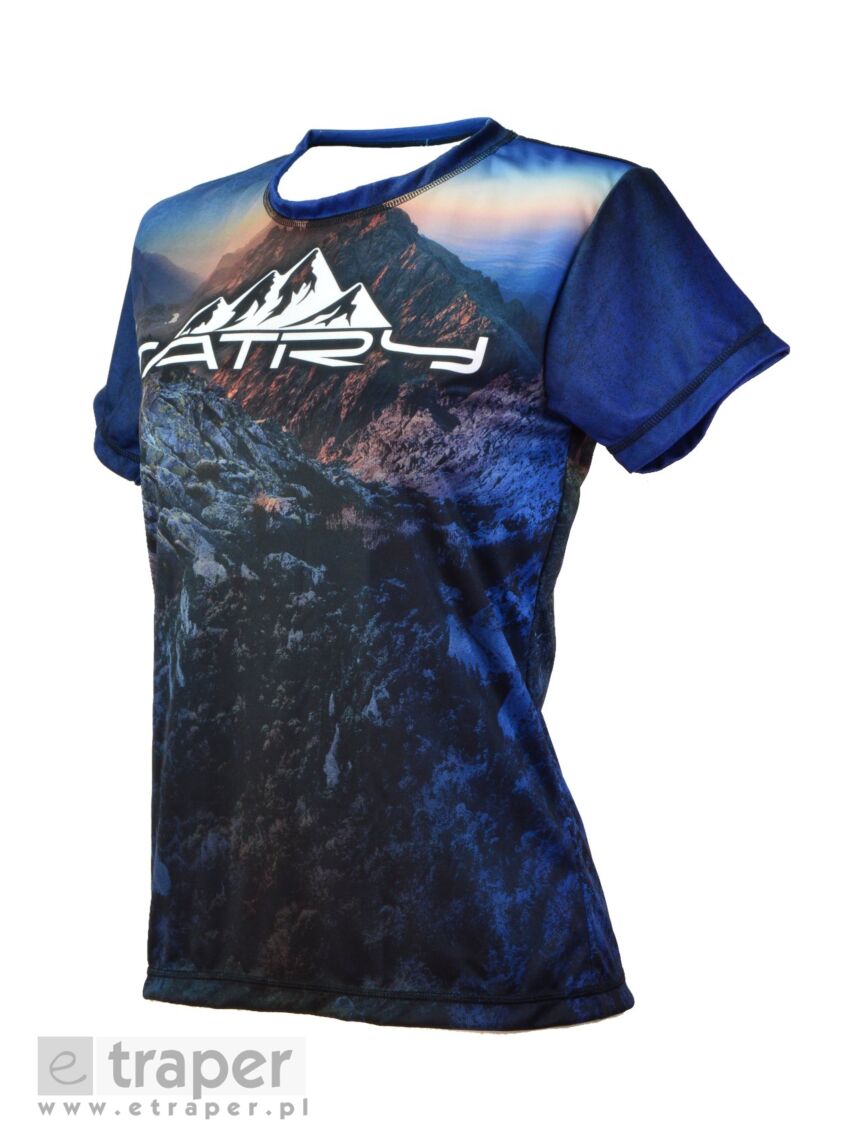 Damski t-shirt High Type Tatry Szybkoschnąca